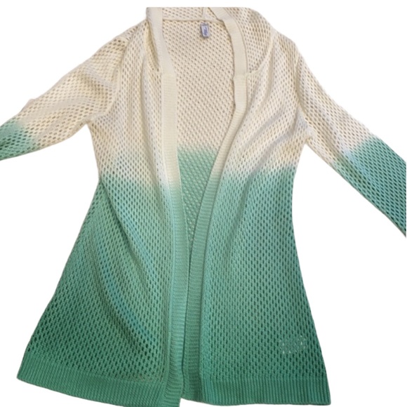 Indigo ombré hoodie sweater / beach cover up - Picture 2 of 6